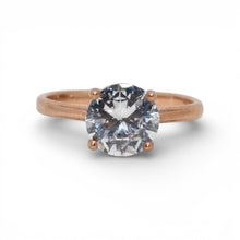 Rose Gold Solitaire Ring