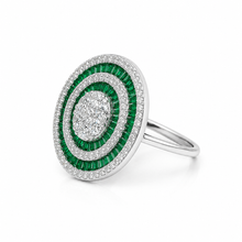 Emerald Coloured Ring