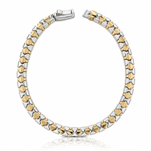 Dual Tone Men's Bracelet
