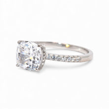 Ice Stone Cushion Cut Ring