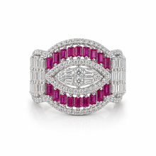 Ruby Coloured Ring