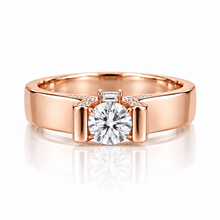 Rose Gold Solitaire Ring