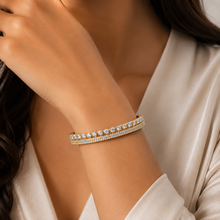 Gold Coloured Solitaire Bracelet