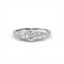 Solitaire Baguette Ring