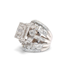 Emerald Cut Baguette Cocktail Ring