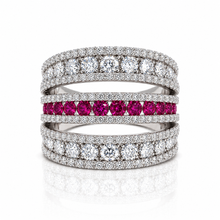 Fiorella Ruby Coloured Ring