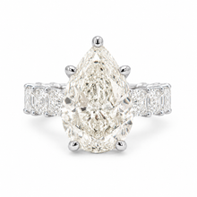 Jennifer ice Pear Ring
