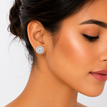 Double Halo Solitaire Studs