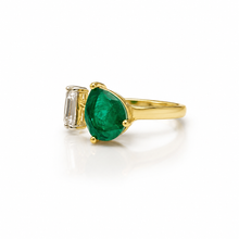 Pear & Emerald Cut Ring