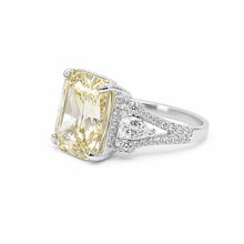 Rachel B Ice Stone Emerald Cut Ring