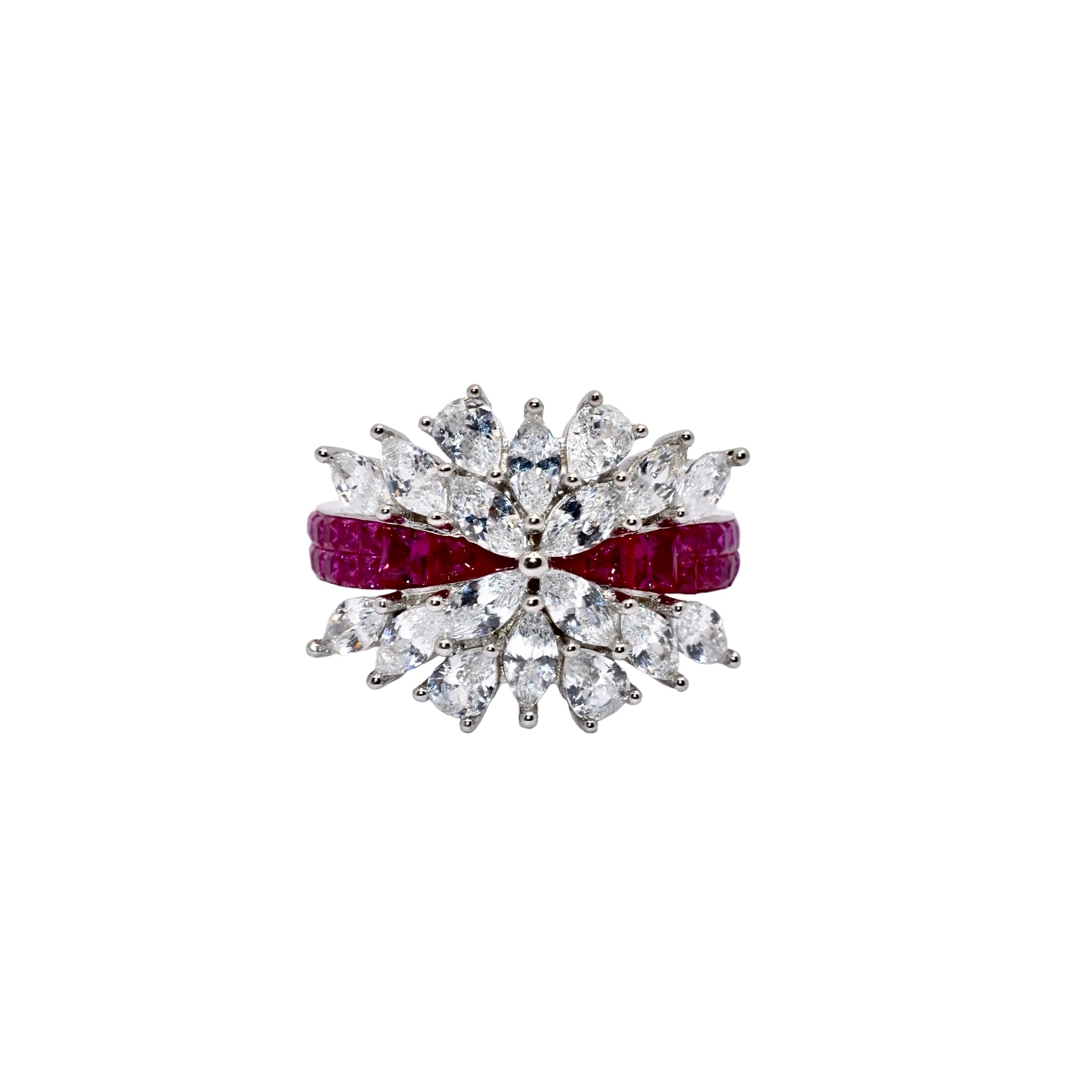 Ruby marquise Cocktail ring