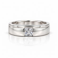 Men's Cushion Cut Ring