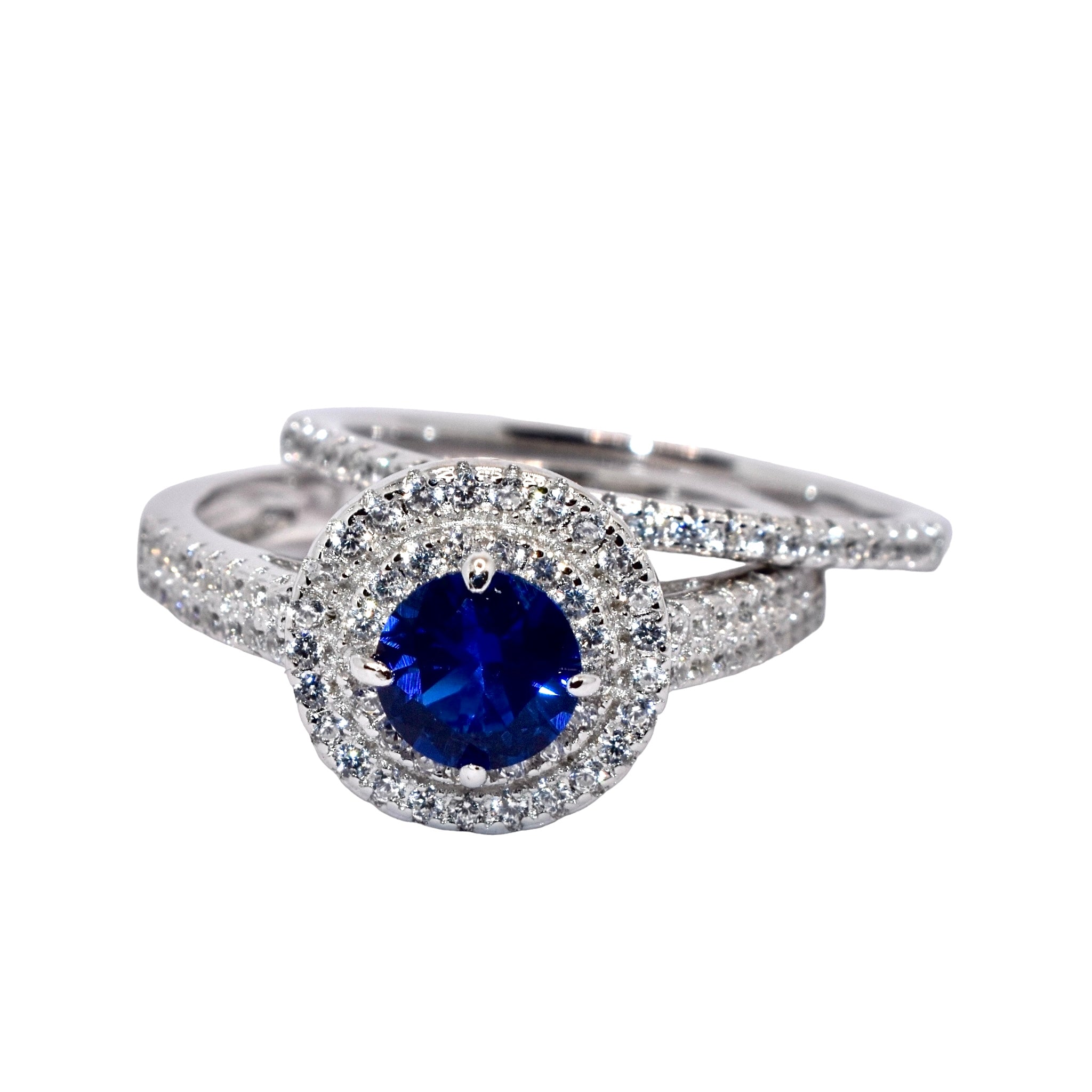 Solitaire Sapphire Coloured Set Ring