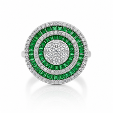 Emerald Coloured Ring