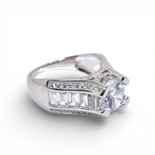 Solitaire Baguette Ring