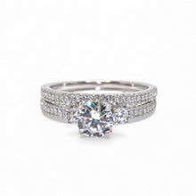 Solitaire Dual Set Ring