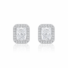 Emerald Cut Studs