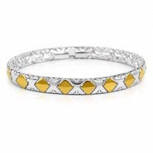 Dual Tone Men's Bracelet