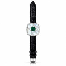 Emerald Coloured Radiant Cut Bracelet