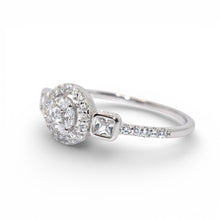 Halo Solitaire Ring