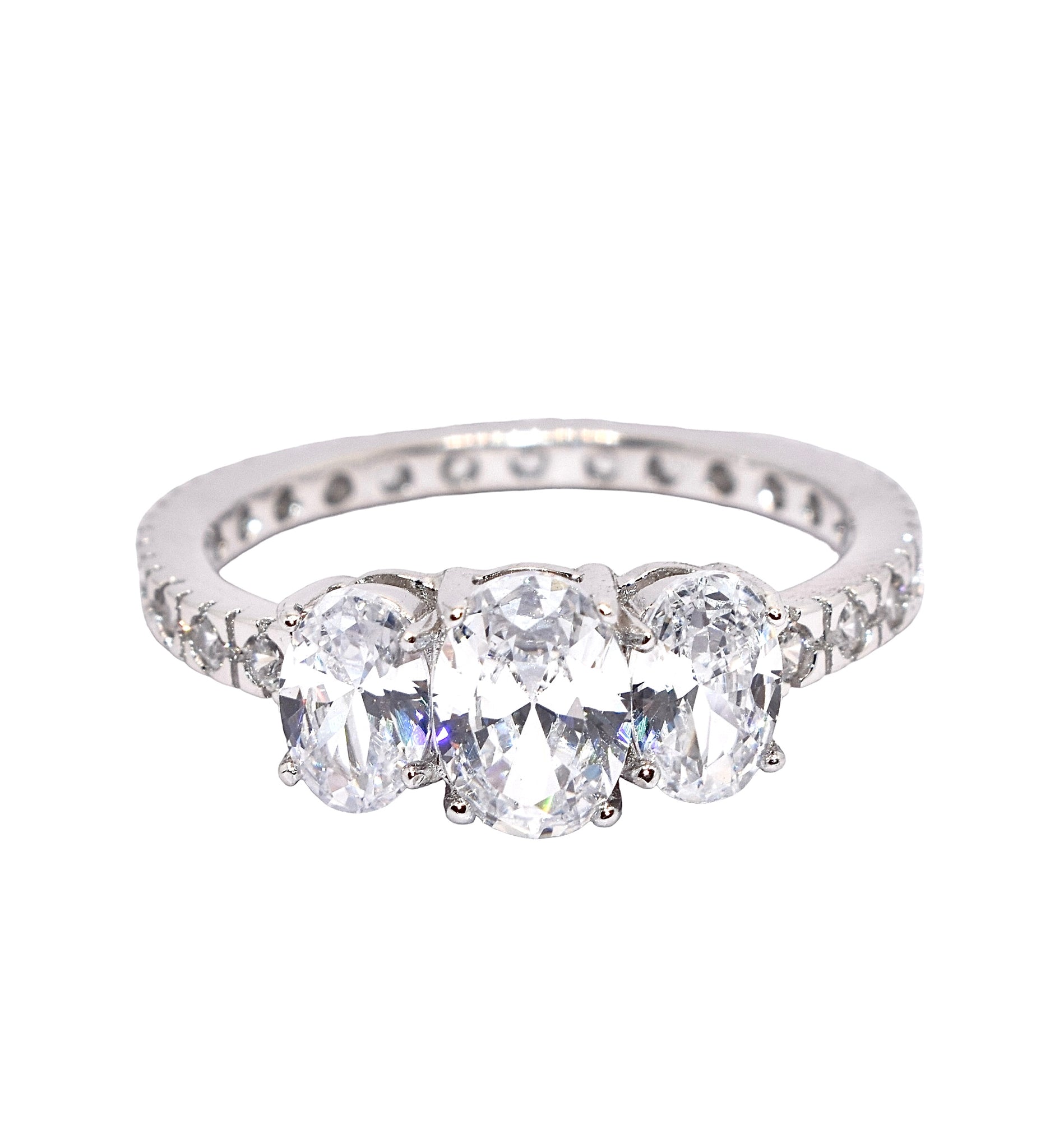 Triple Oval Shape Ring