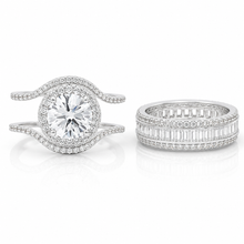 Solitaire Cocktail Set Ring