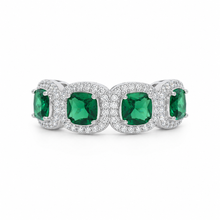 Holly Emerald Coloured Ring