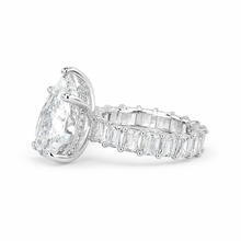 Jennifer ice Pear Ring