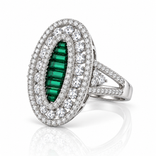 Emerald Coloured Ring