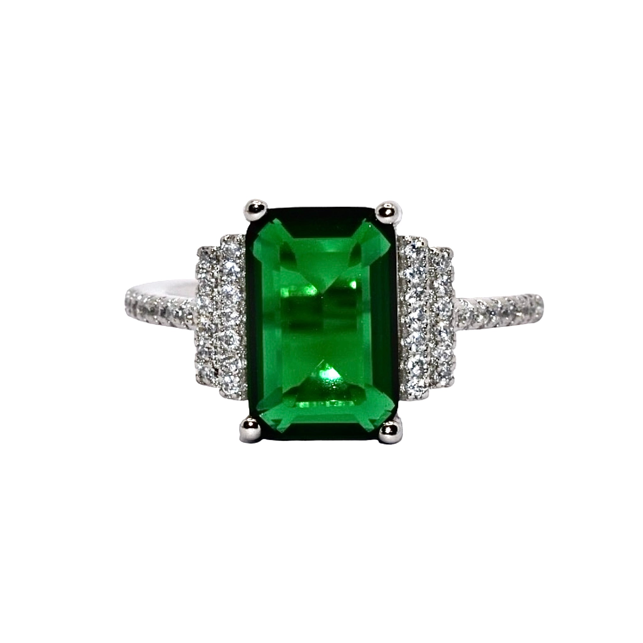 Emerald Coloured Ring