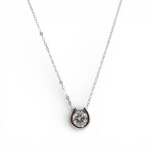Solitaire Moissanite Chain Pendant