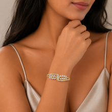 Gold Coloured Marquise Bracelet