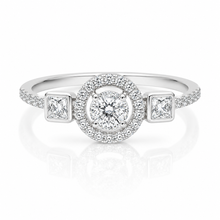 Halo Solitaire Ring