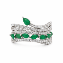 Emerald Coloured Ring