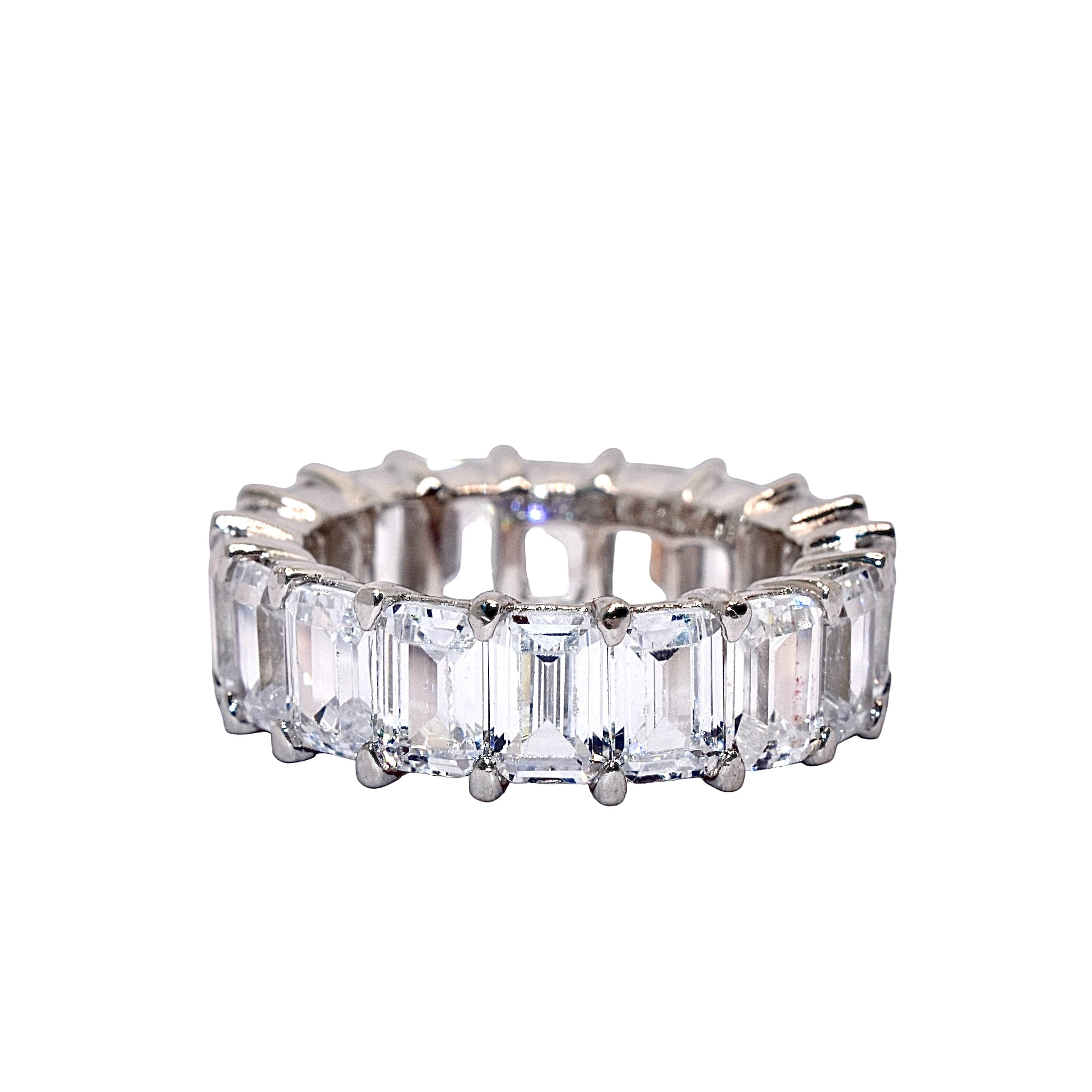 Emerald Cut Band Ring