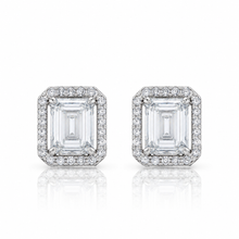 Emerald Cut Studs