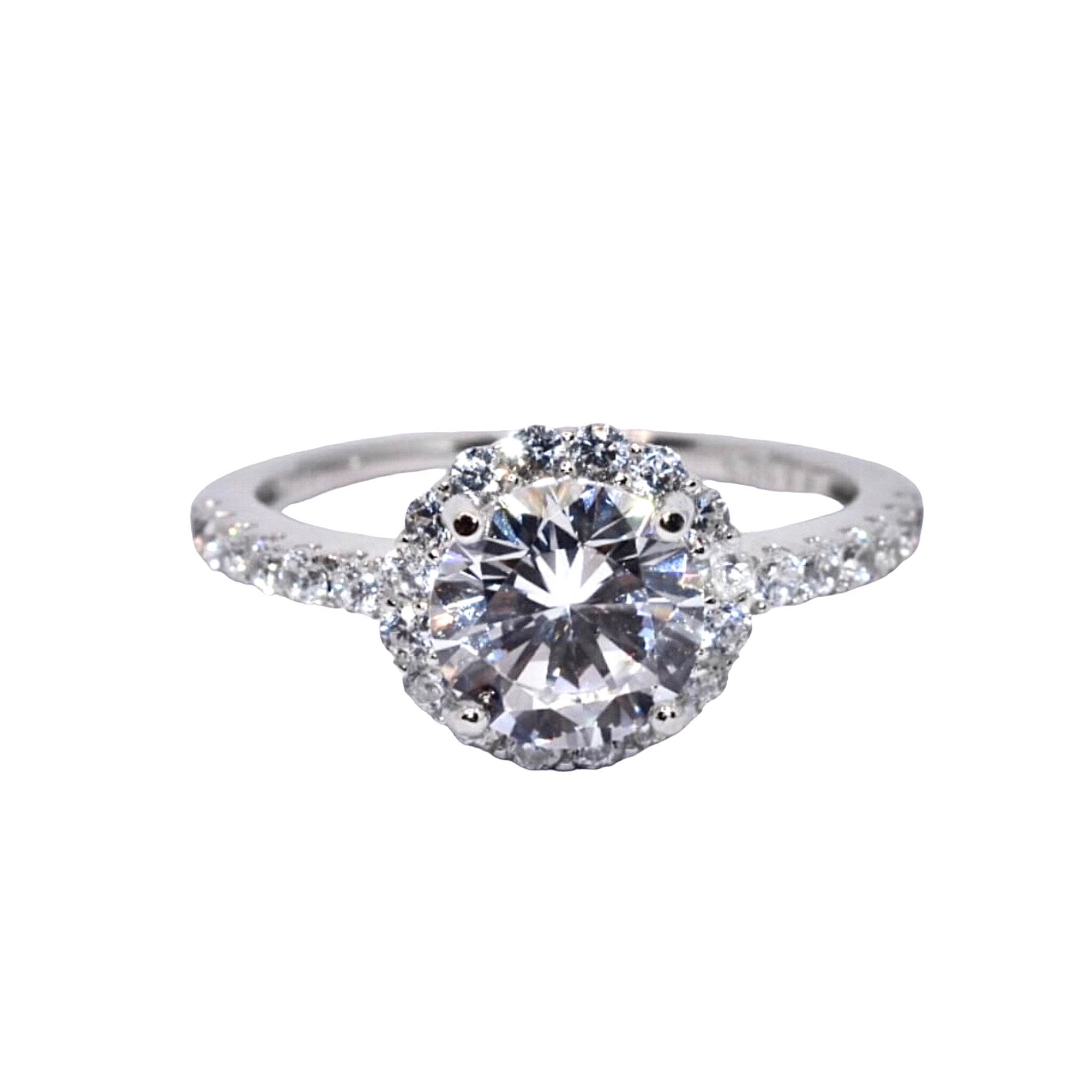 Halo Solitaire Ring