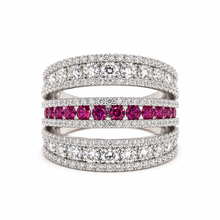 Fiorella Ruby Coloured Ring