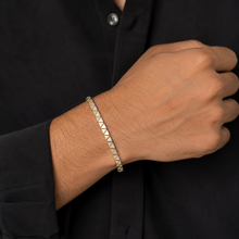 Dual Tone Men's Bracelet