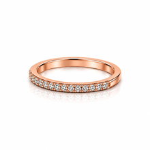 Rose Gold Half Band Ring