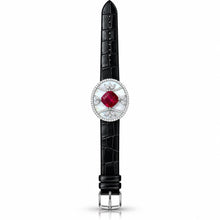Ruby Coloured Cushion Cut Bracelet