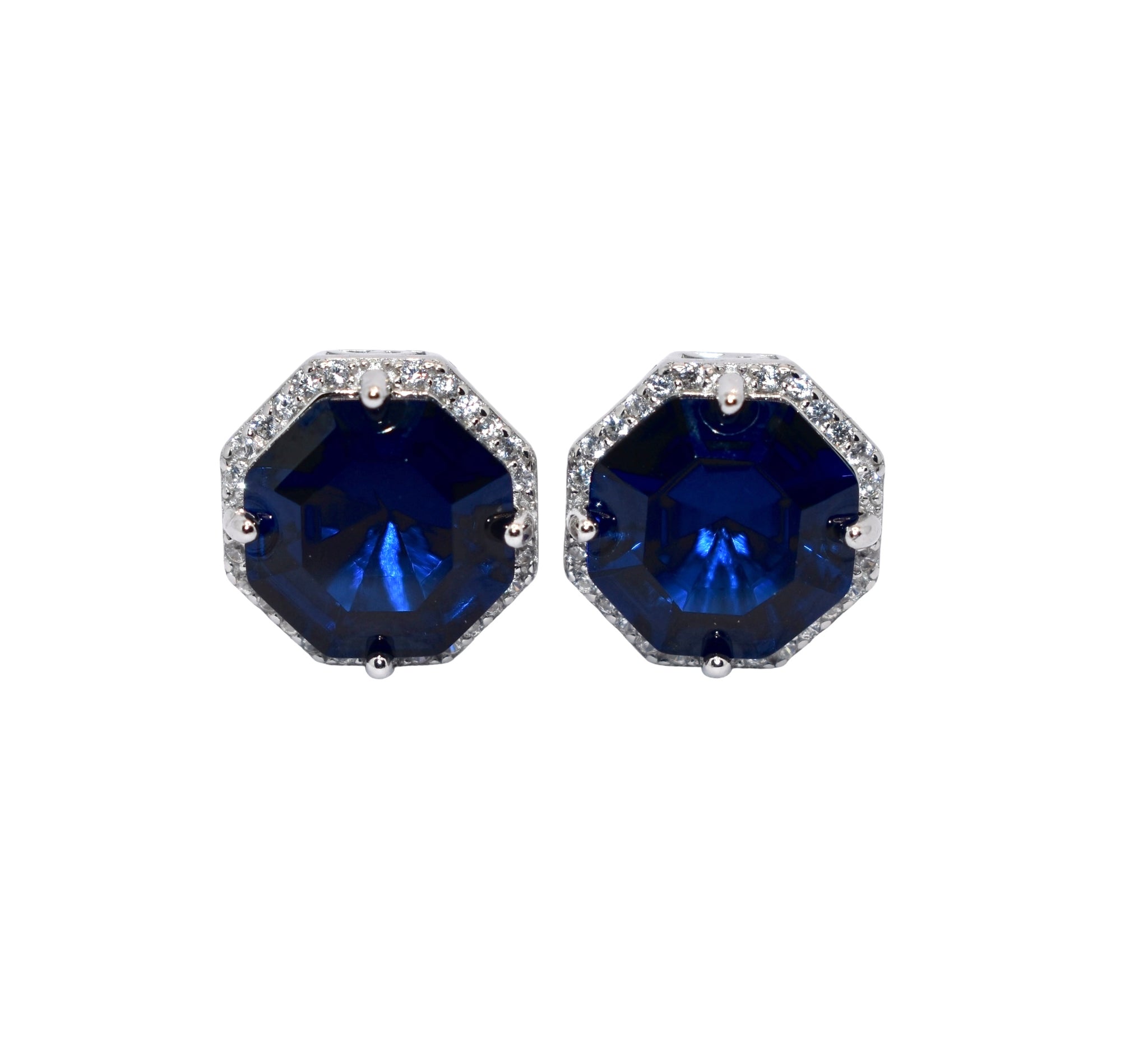 Diana Sapphire Coloured Studs