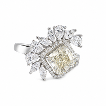 Abigail  Ice Stone Cushion Cut Ring