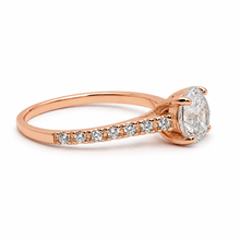 Rose Gold Solitaire Ring