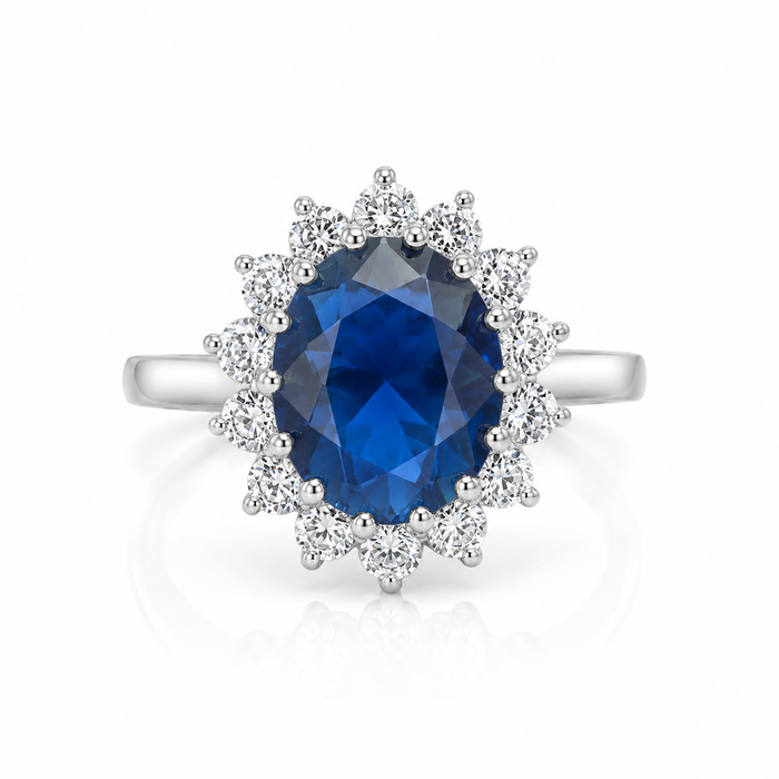 Diana Sapphire Oval Ring
