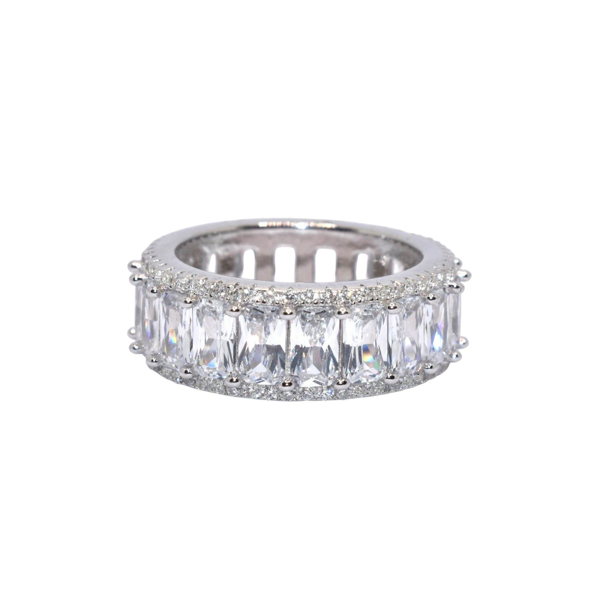 Emerald Cut Band Ring