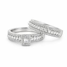 Seraphiel Emerald cut Set Ring