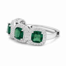 Holly Emerald Coloured Ring