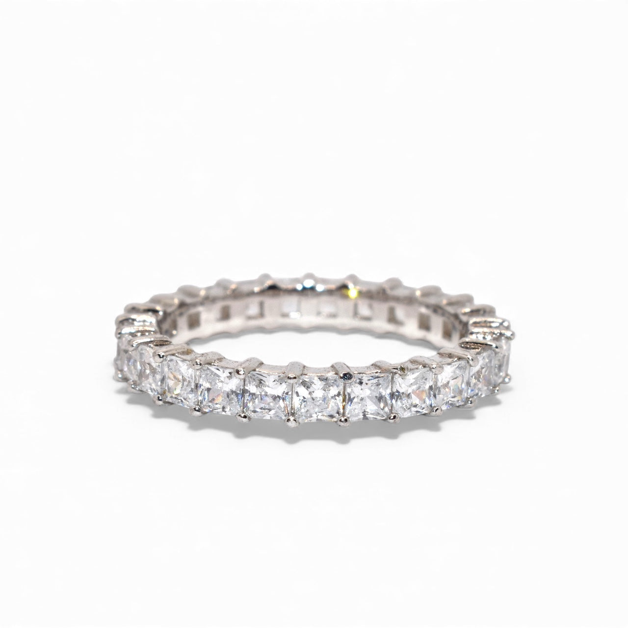 Cushion Cut Band Ring