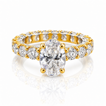 Marguerite Gold Oval Cocktail Ring